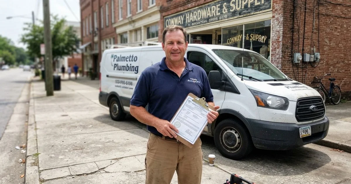 What insurance and licensing a commercial plumbing contractor should carry in South Carolina