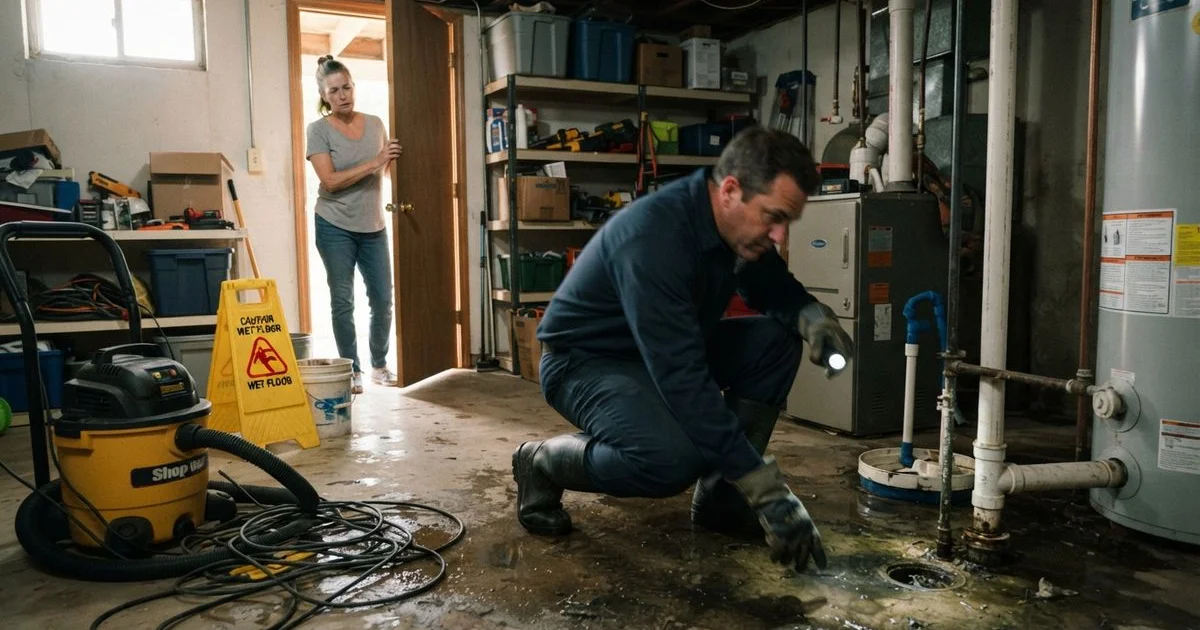Sewage backup in your home: health risks and what to do first